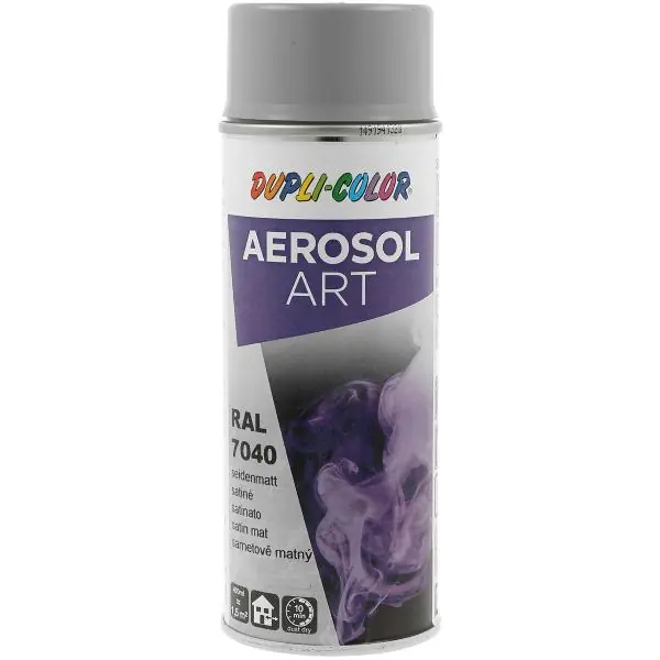 Dupli-Color Aerosol Art sprej 400 ml okenní šedá hedv.mat / RAL 7040 Pouze Dnes