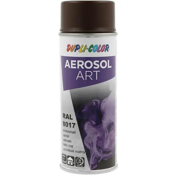 Jen Po Omezenou Doba Dupli-Color Aerosol Art sprej 400 ml čoko.hnědá hedv.mat / RAL 8017