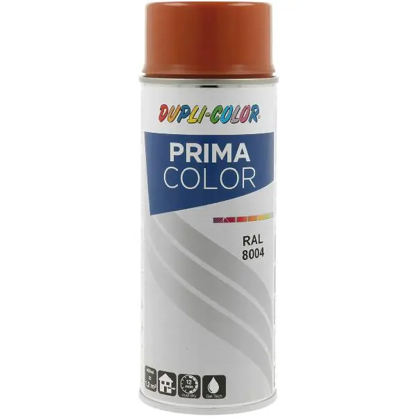 Novinka Dupli-Color barva ve spreji Prima 400ml, měděně hnědá lesklá / RAL 8004
