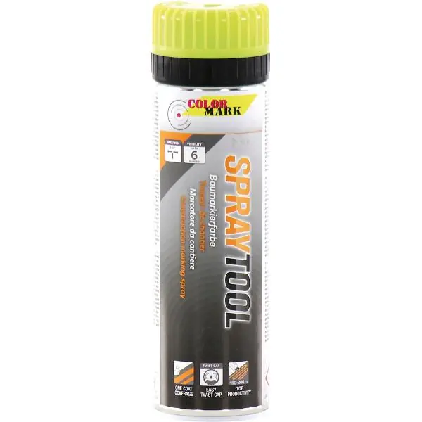 Pouze Dnes Značkovací sprej ColorMark Construction – SprayTool neonově žlutý 500ml