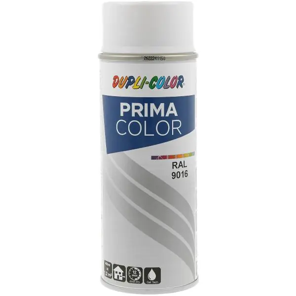 Dupli-Color barva ve spreji Prima 400 ml, dopravní bílá lesklá / RAL 9016 Speciální Cena