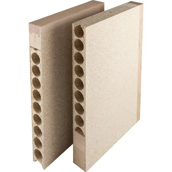 KUNEX Dveřní polot. Optimal, trub. dřevotř, dub. dýha, vnější roz. 850/2030 mm Oblíbený