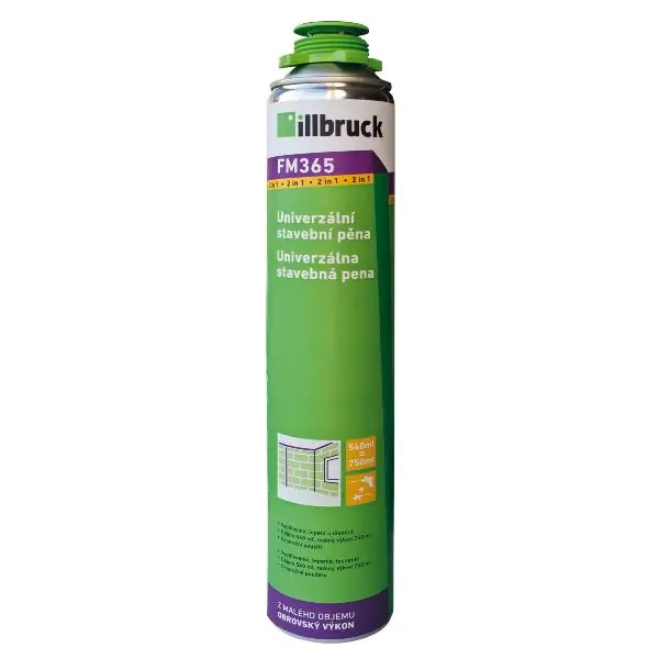 Nejlepší Cena Illbruck stavební pěna FM365 MAX FOAM B3 540 ml CZ