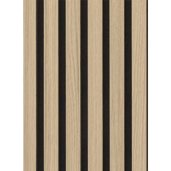SOLIDO akustický panel s měkkou hranou vzorek dub Natur surový/černý Odeslání Ihned