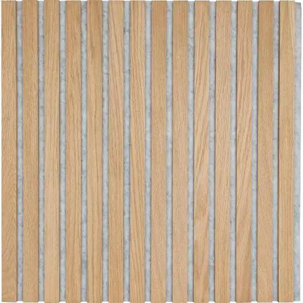 Akustický panel se Soft hranou dub přírodní surový/šedý Levný