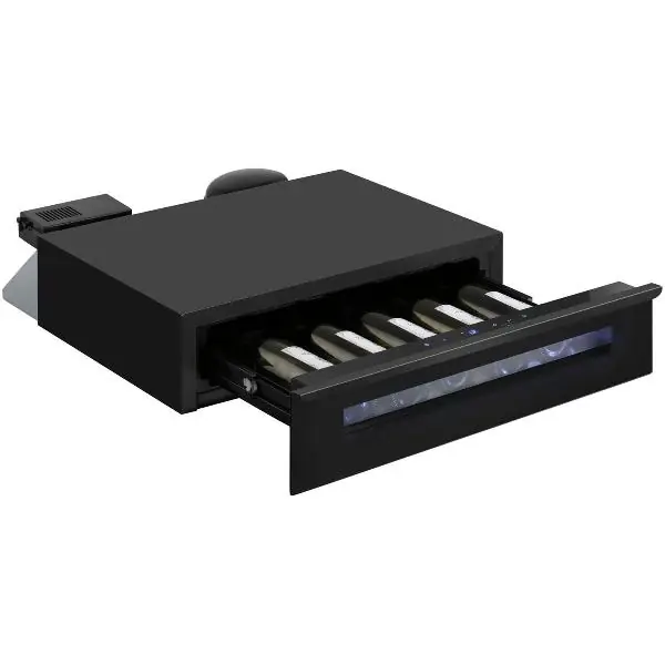 Autentický Amica vestavná vinotéka WK 341 400 S, černá 150 mm