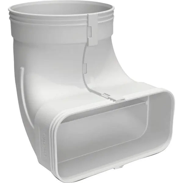 Časově Omezené OPTIMAIRO vychylovací kus 90° NW 125/175 x 80 plast bílý