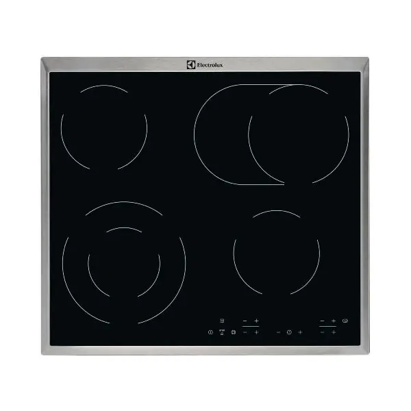 Cenově Výhodný ELECTROLUX samostatná sklokeramická deska EHF 6346 XOK, nerezrámeček, 60 široký