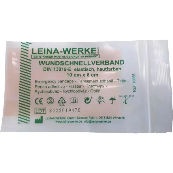 Doprava Zdarma LEINA rychloobvaz na rány EL 10 cm x 6 cm