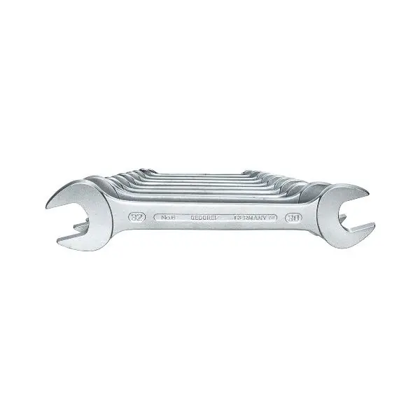 GEDORE - sada dvojitý otevřený klíč DIN3110 6/100 6-32 mm 10-dílná Akční Nabídka