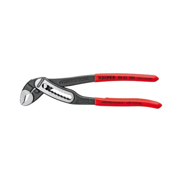 KNIPEX sika kleště Alligator® DIN 8976 9-poloh, délka 180 mm Vysoce Kvalitní