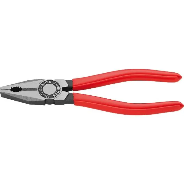 Značkový KNIPEX kombinačky DIN 5746 plastové pouzdro délka rukojeti 180 mm