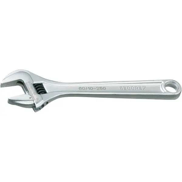 Oblíbený GEDORE stranový klíč 60CP pochromovaný nastavitelný 6"/20 mm