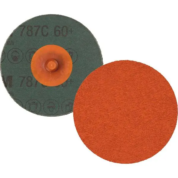 Originální 3M Vláknitý kotouč Roloc 787C ø 76,2 mm zrno 120 Fb. oranžový pro nerez ocel