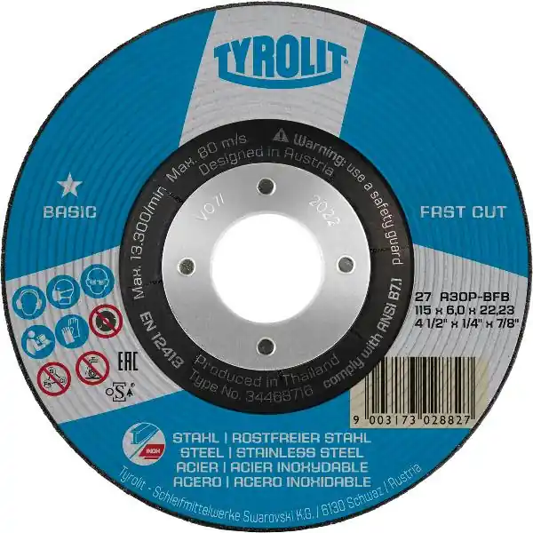 TYROLIT Brusný kotouč Basic* 230 x 8 mm 2v1 Typ 27 Cenový Hit