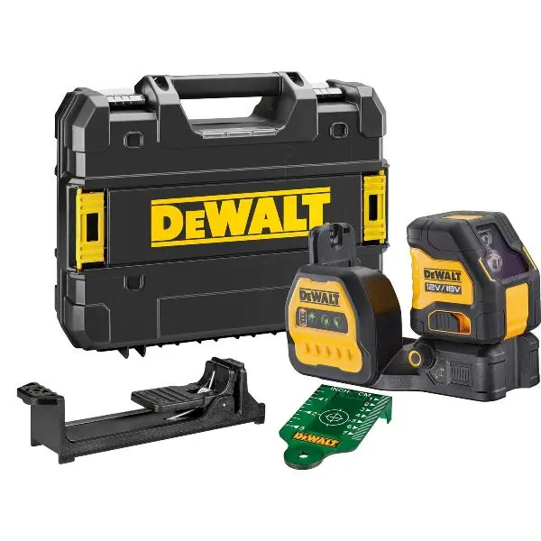 Koupit Online DEWALT aku křížový čárový laser zelený DCE088NG18-XJ 12/18 V