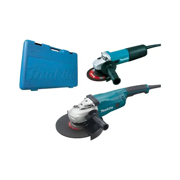 Zlevněný MAKITA sada úhlových brusek DK0053G se skládá GA9020/9558 HNRG