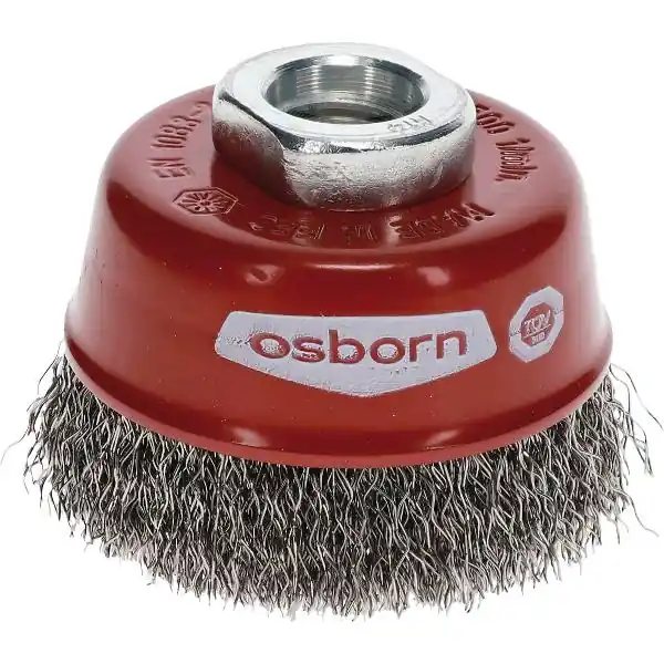 Vrácení Zdarma OSBORN Hrncový kartáč na čištění povrchů 60 x 20 mm ocelový drát M14