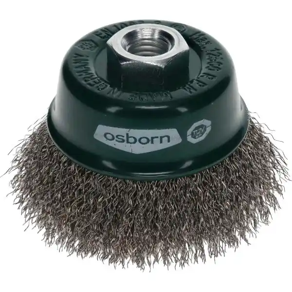 OSBORN Hrncový kartáč na čištění povrchů 75 x 25 mm z nerezového drátu M14 Vrácení Zdarma