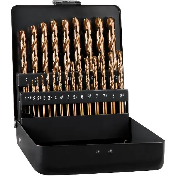 ALPEN sada spirálových vrtáků v kazetě DIN 338 RN HSS Co5 GRIP KM25 ø 1.0-13.0mm Bezpečná Platba