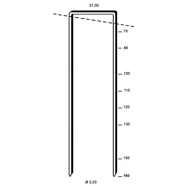 Vrácení Zdarma ALSAFIX spona typ WP A2 100 mm z ocelového drátu nerez (2180 kusů)
