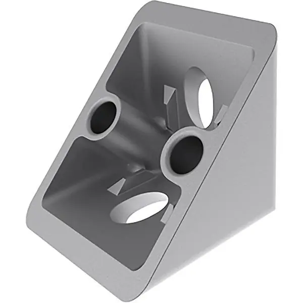Akční Cena FATH zinkový úhelník I 40 × 40 mm, prášková barva hliníku drážka 8