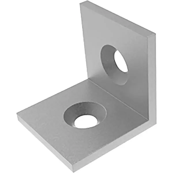 FATH ocelový úhelník 40 × 40 mm, práškově lakovaný barva hliníku Originální