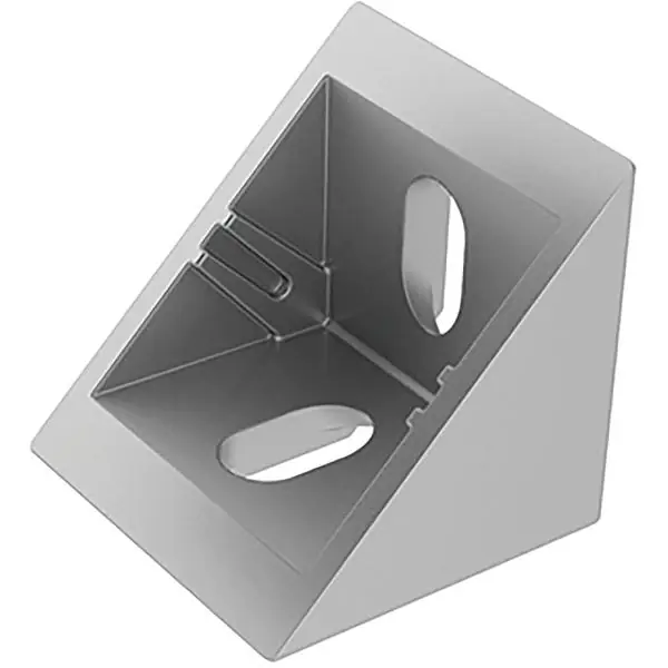 Sleva FATH zinkový úhelník I 40 × 40 mm, práškově lakovaný barva hliníku drážka 8