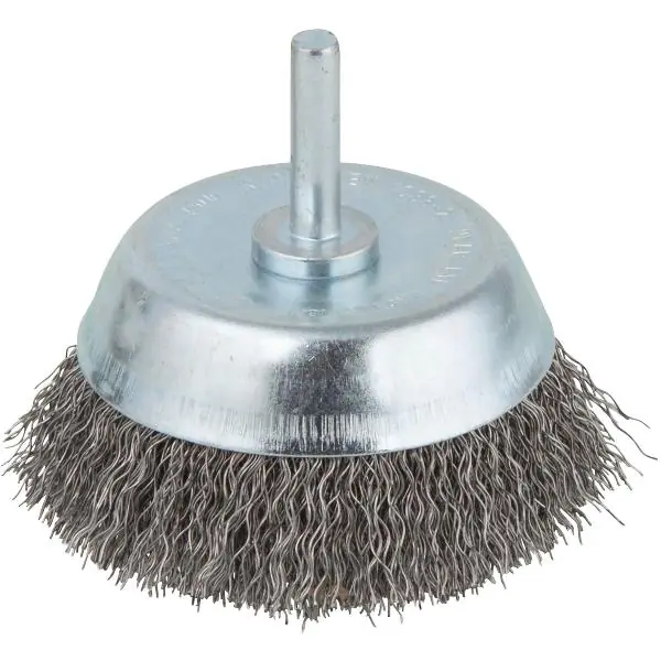 WOLFCRAFT hrncový kartáč, vlnitý, 50 x 0,3 mm, kulatá stopka 6 mm, ocelový drát Top Prodej