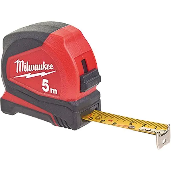 Tovární Cena MILWAUKEE Svinovací metr 5m x 25mm, značka shody s ES, třída přesnosti II