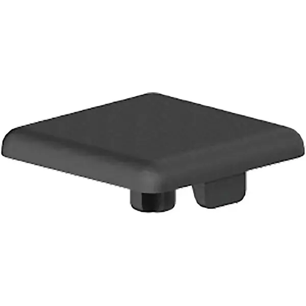 FATH krytka pro zásuvný profil 20x20 mm zásuvný 1 čep černá drážka 5 Víkendová Akce