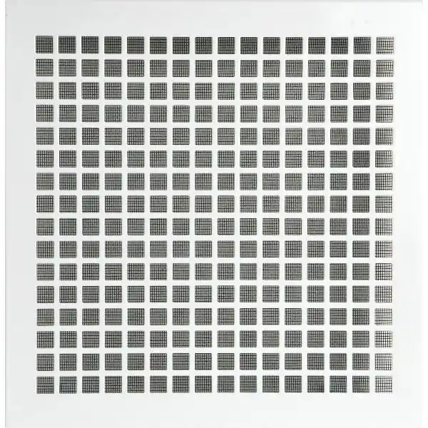 UPMANN větrací mřížka hranatá s upínací pružinou 280x285 mm ocel bílá Bezpečná Platba