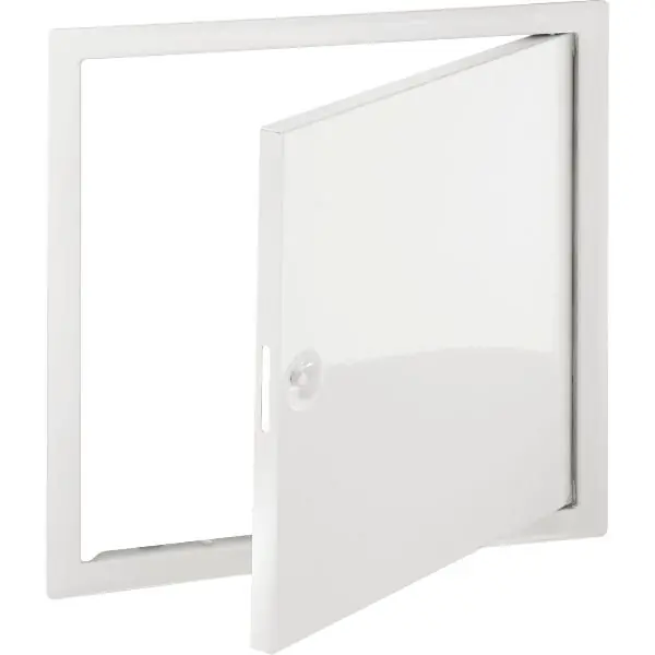 Nízká Cena Revizní dvířka UPMANN Softline s čtyhran. zámkem 150x150 mm ocel bílá RAL9016