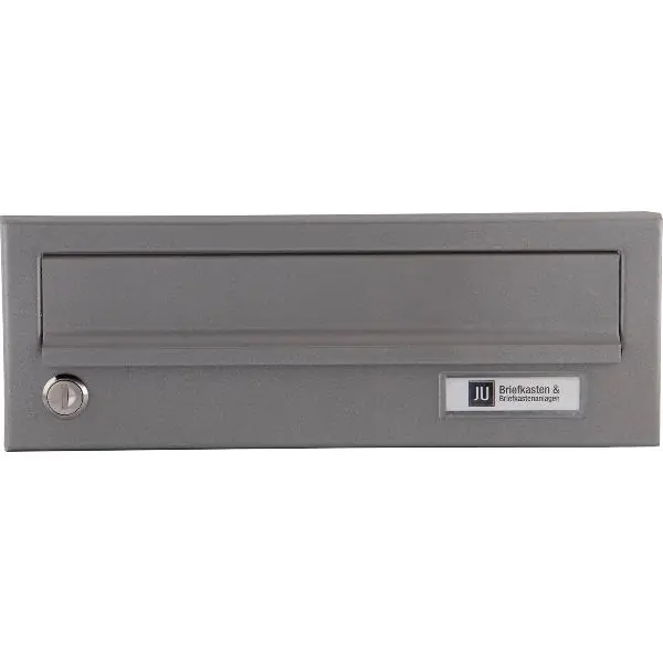 Novinka JU náhradní dvířka pro poštovní schránky 300 x 110 mm, hliník šedý RAL 9007