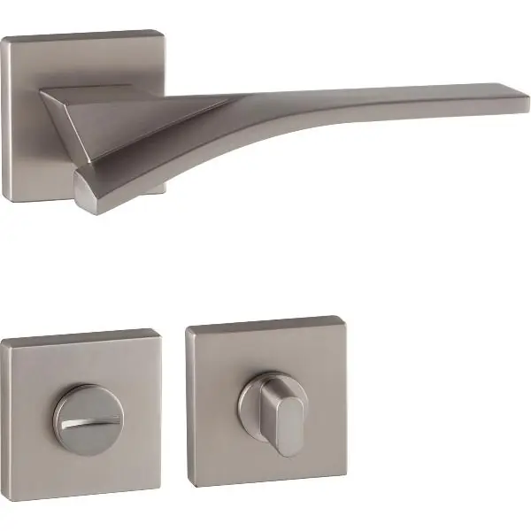 Kup Teď MARCHESI sada klika-klika TABOR na rozetě WC, 38-45 mm, zamak poniklovaný matný