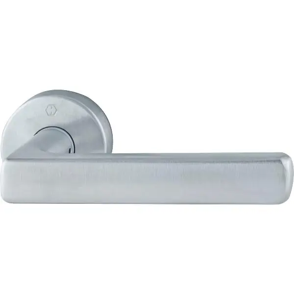 HOPPE poloviční sada klik DALLAS kulatá, čtyřhran 10/72 mm, nerez mat Must-Have
