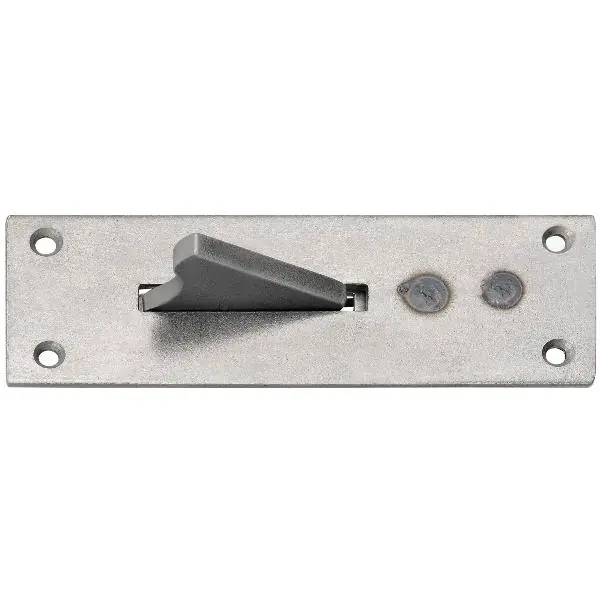 Okenní záskočka, destička 33 x 110 mm, ocel pozink Sleva