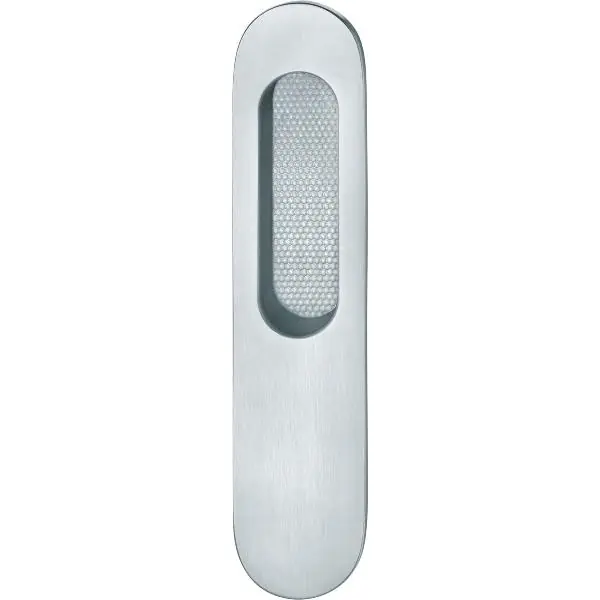 Levný FSB mušle pro posuvné dveře 42 4215 oválná 35 x 155 mm, nerez matná