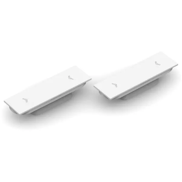 Nová Kolekce Magnet na dveře Magnotica Pro SE, 73 x 22 mm, obdél. krycí uzávěr, zamak bílý