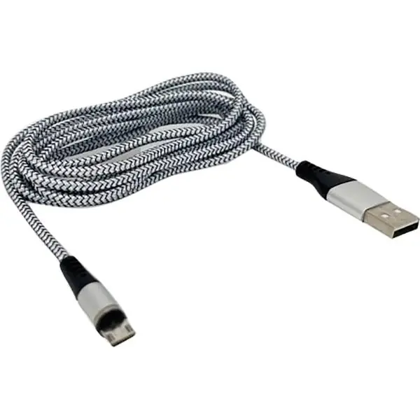 TEDEE PRO Magnetický nabíjecí kabel USB-A/Micro-USB L=2 m, nylonový, šedý Hit Sezóny