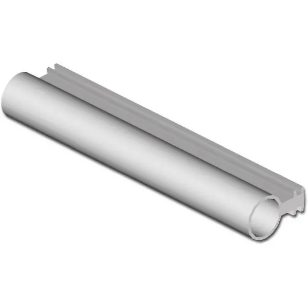 Kruhový profil silikonový Isostar ø 6,5 mm, plast bílý Pouze Dnes
