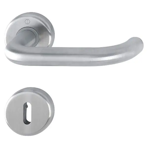 HOPPE sada klik BADEN na rozetě BB, 39–47, nerez mat Must-Have