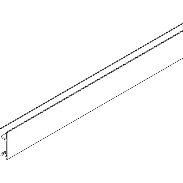 Tovární Cena VITRIS Atrivant 80 Profil pojezdové botky 8/10 mm sklo hliník stříbrný L=6000 mm