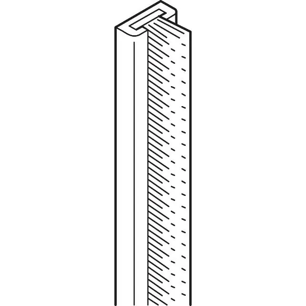 Sezónní Sleva VITRIS Atrivant 80 Kartáčový pásek s U-profilem V=12 mm D=2500 mm šedý