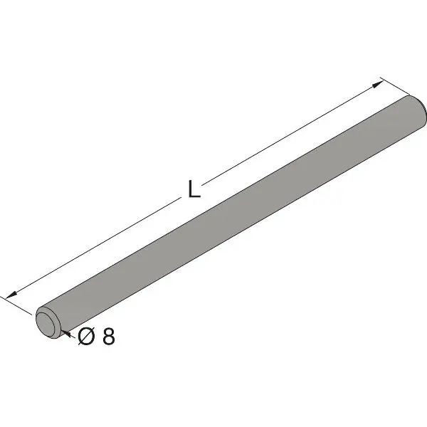 Hit Sezóny GUTMANN Tyčová hmoždinka SD 8x90 pro podpěru skla KA, L=90 mm, nerez