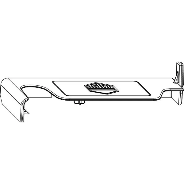 Oblíbený MACO krytka pro sp.rám.ložisko MULTI POWER dřevo, FT 30mm,levá,RAL 9022 (365225)