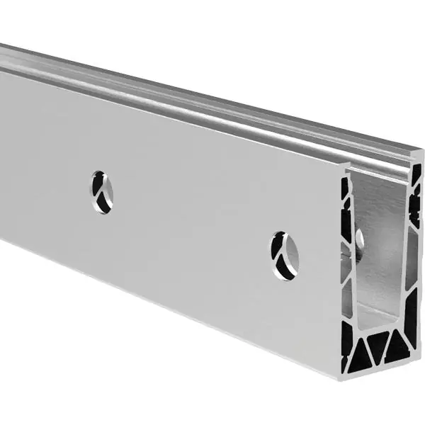 Must-Have ECONOMY podlahový profil 0005 nast. UNO FLEX pro předsazenou montáž 2500mm,stříb