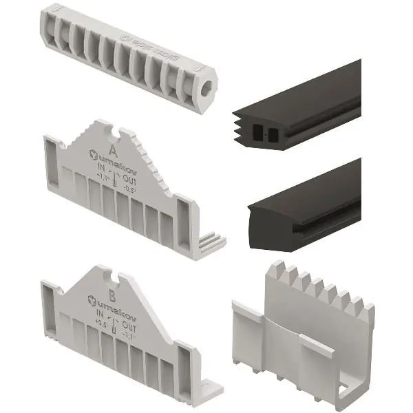 ECONOMY sada těsnění PRO FLEX, 5000 mm, tloušťka skla 12,76 mm, plast/guma Originální
