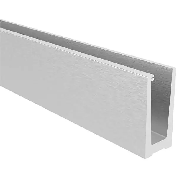 ECONOMY podlahový profil 0008 pro naloženou montáž, 2500 mm, hliník stříb. elox Pouze Dnes