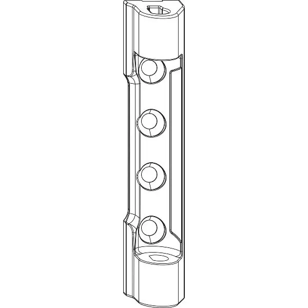 Jen Po Omezenou Doba ROTO NX ložisko nůžek P6/130 Standard PVC s 2 závrt. čepy 6 mm 130 kg stříb.